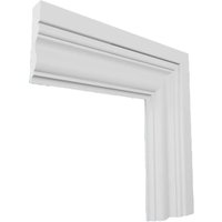 Georgian MDF Architrave Fully Finished White Satin 4200mm x 95mm x 18mm