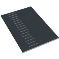 FloPlast Vented Soffit Board - 150mm x 10mm x 5mtr Anthracite Grey Woodgrain