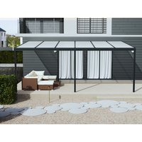 Simplicity 16 Aluminium Pergola / Veranda - 16000mm x 4000mm Rectangular - Black